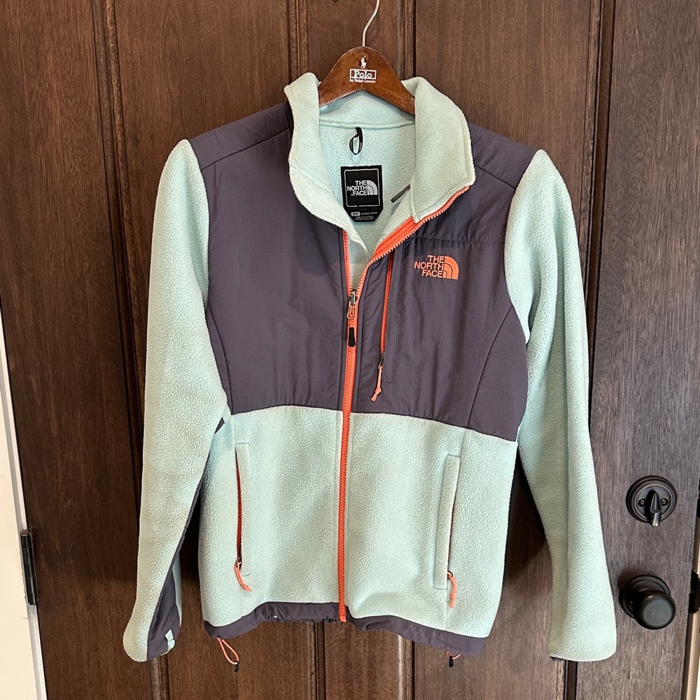 The North Face Women's Mint and Charcoal Ski Jacket